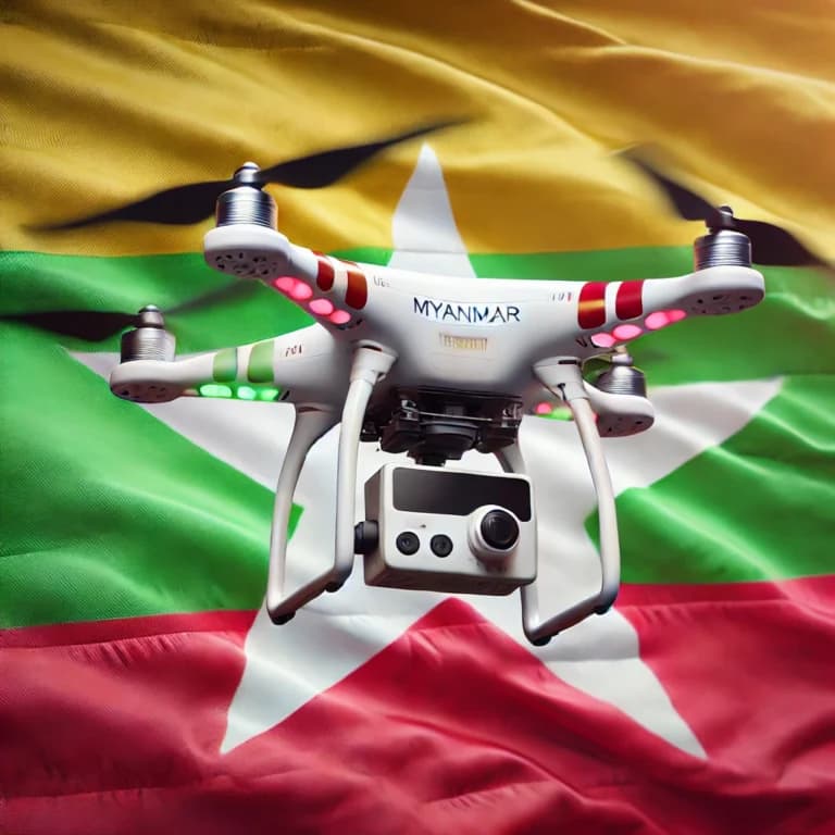 Drohnen-Gesetze in Myanmar